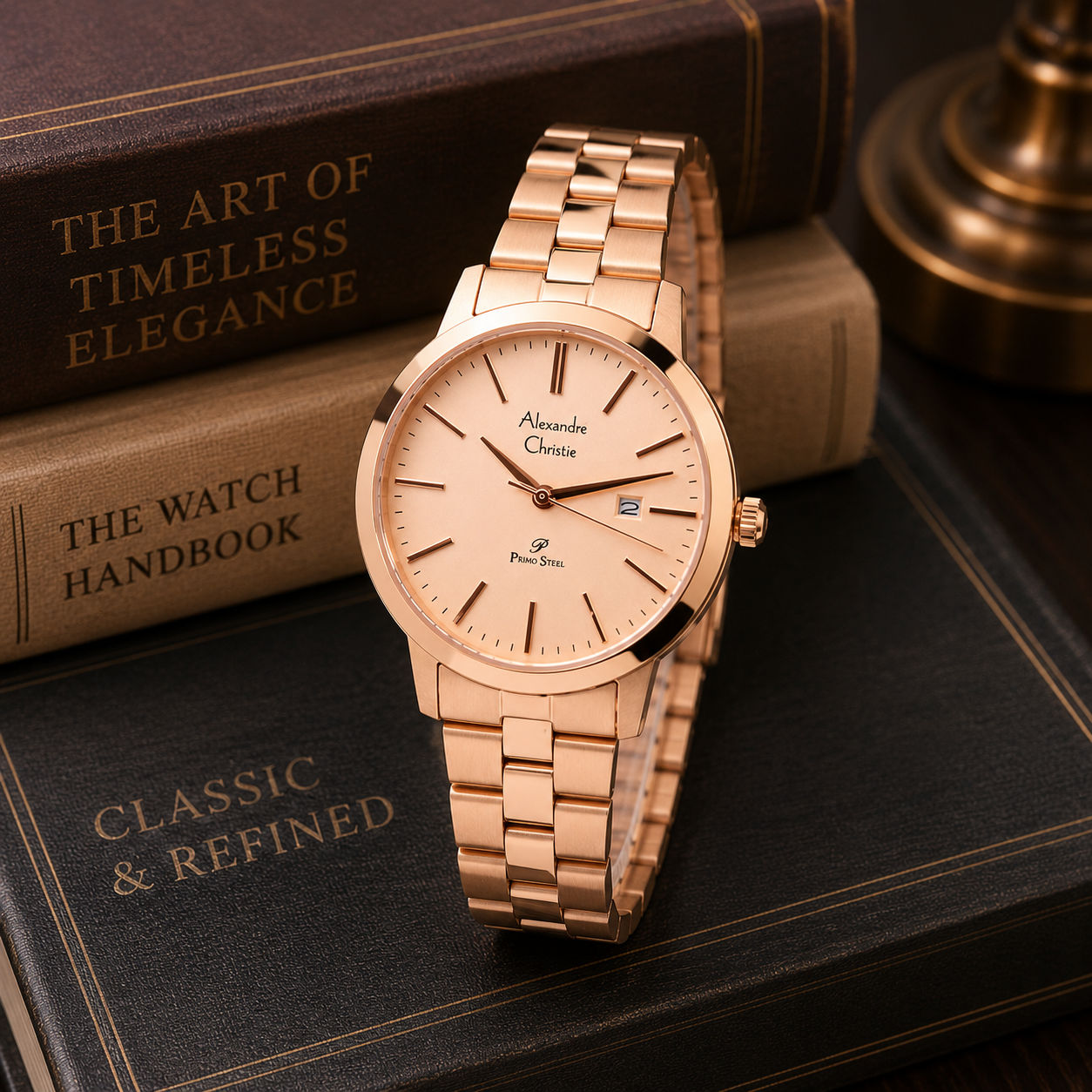 Alexandre Christie 1007LD Rantai Full Rosegold