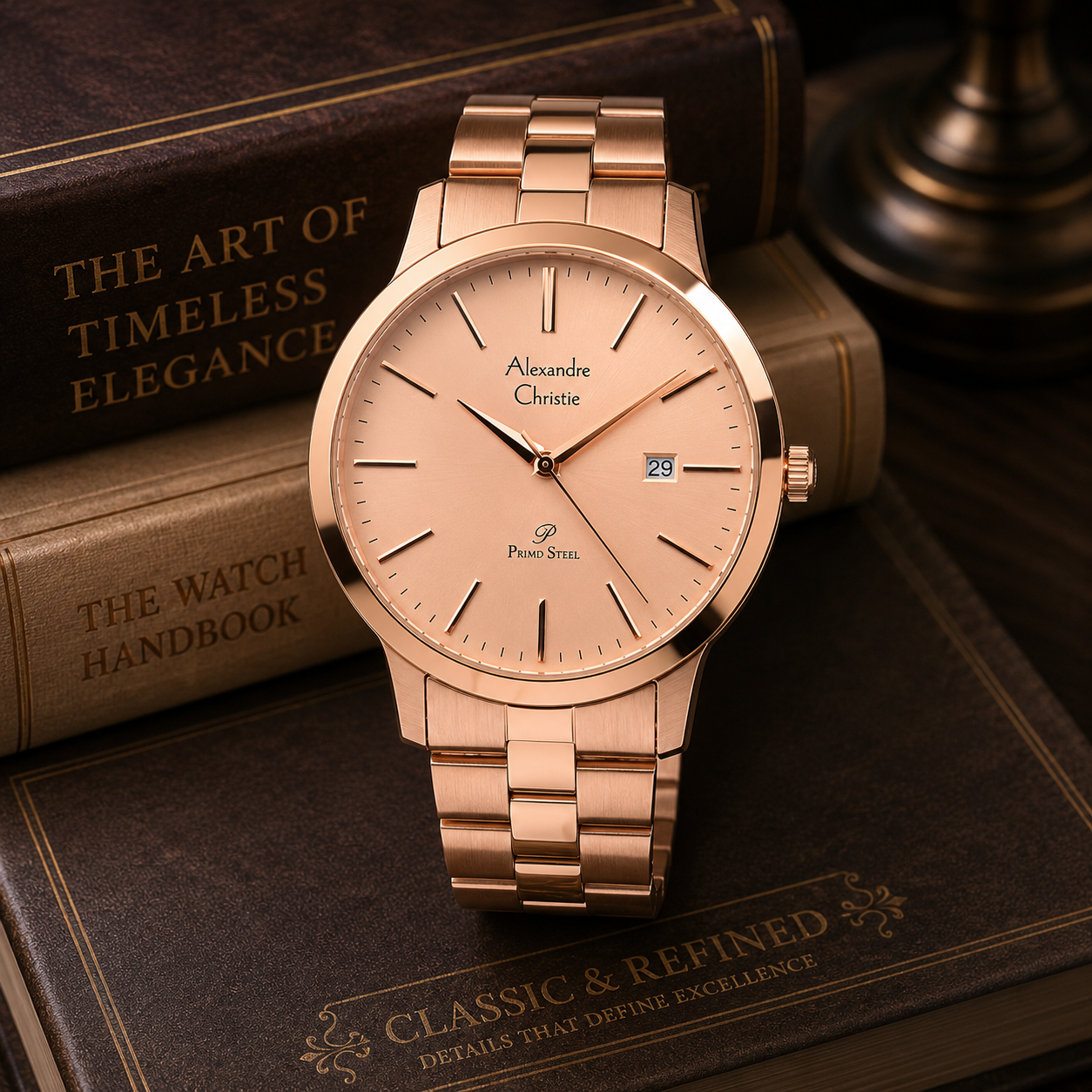 Alexandre Christie 1007MD Rantai Full Rosegold