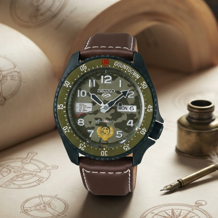 Seiko 5 Sports Street Fighter V SRPF21K1 Guile Limited Edition