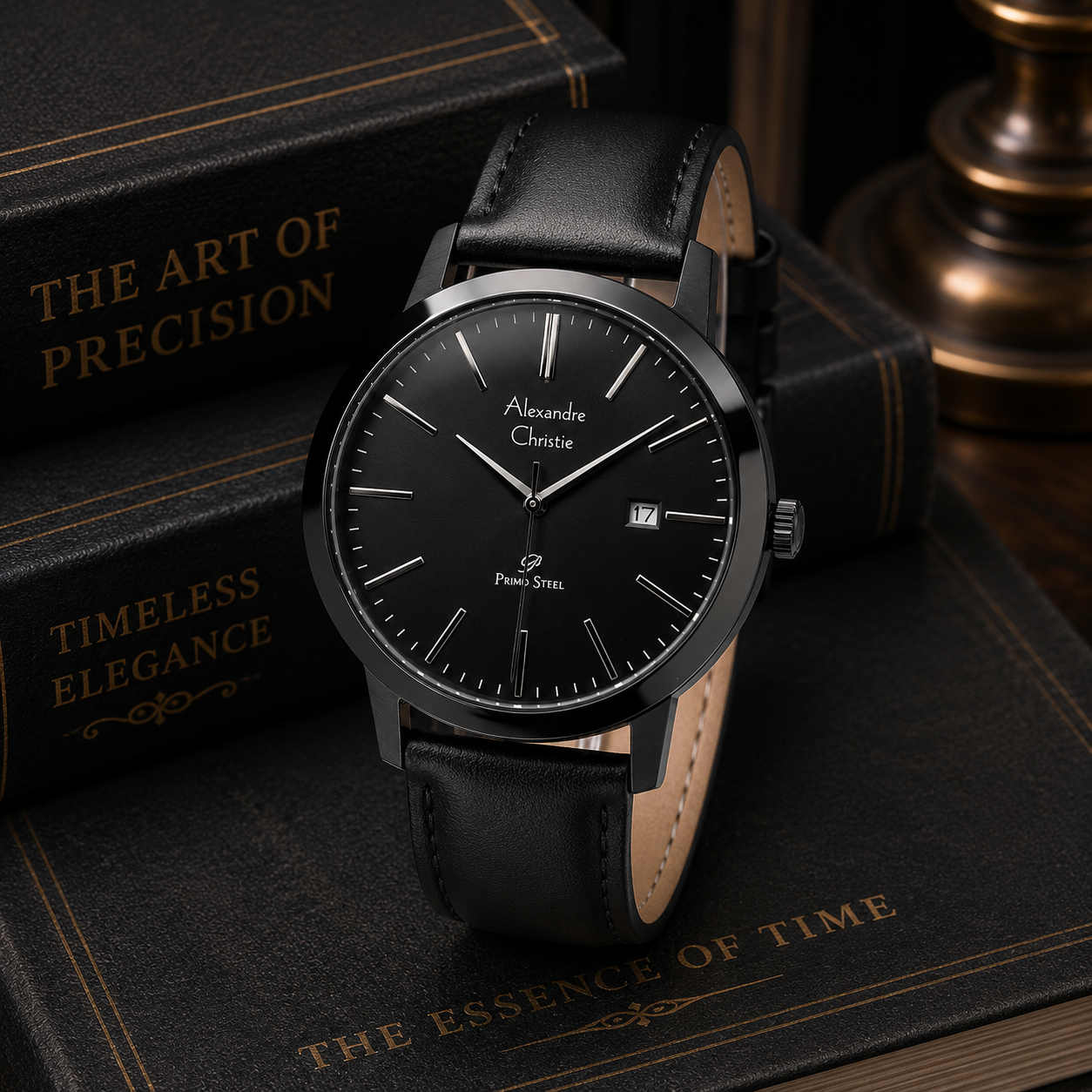 Alexandre Christie 1007MD Kulit Full Hitam