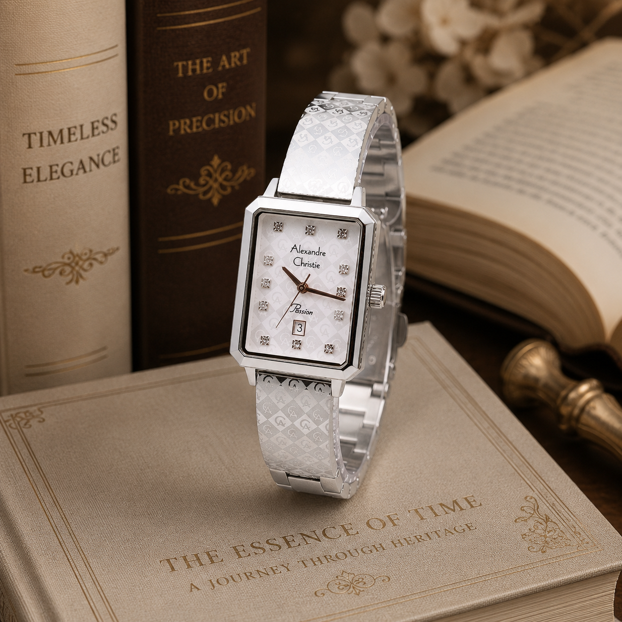 Alexandre Christie 2C24 Rantai Full Silver