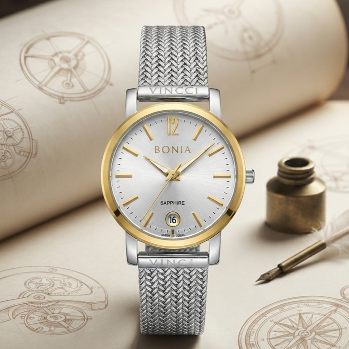 BONIA BNB10350-2325 - Jam Tangan Wanita Original