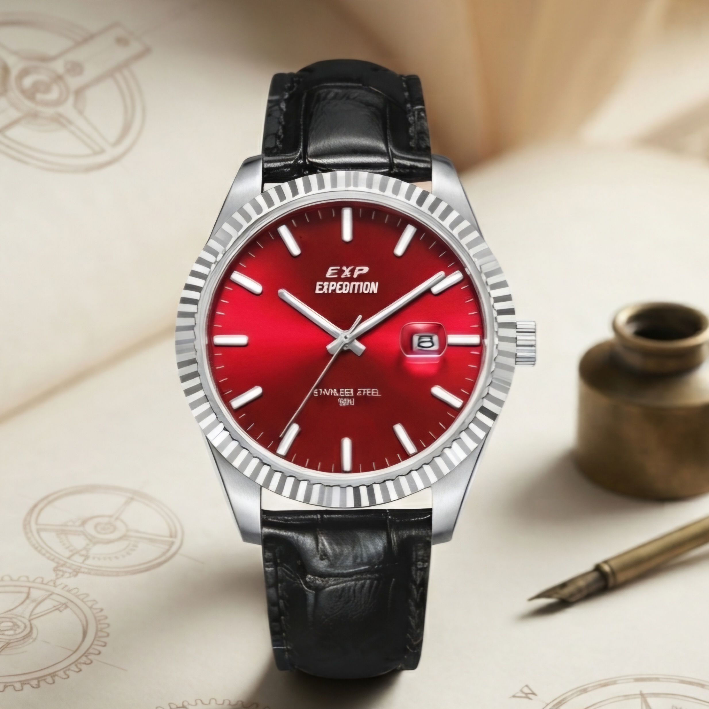 Expedition Glamour 6865 Black Red men