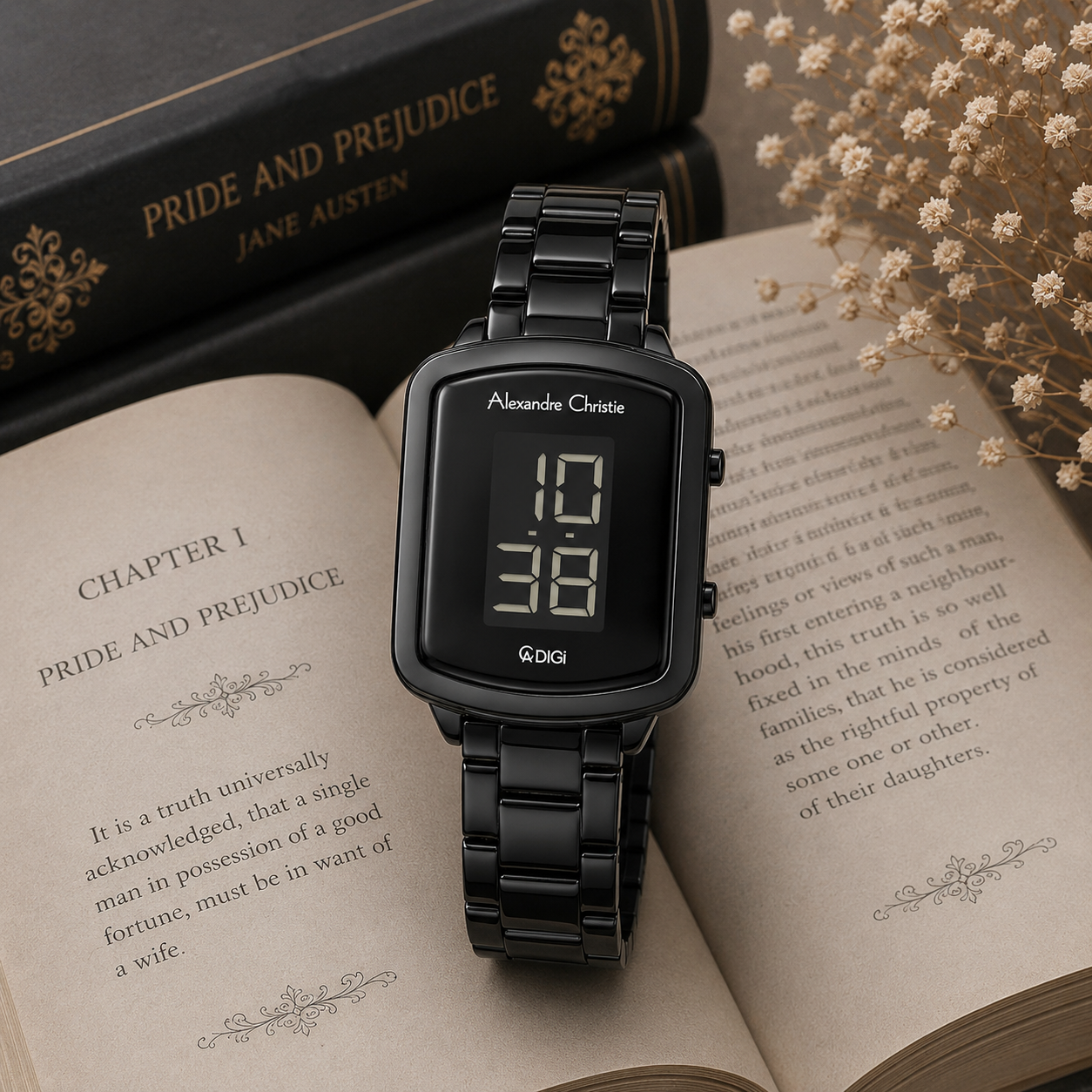Alexandre Christie 9495 Rantai Full Hitam
