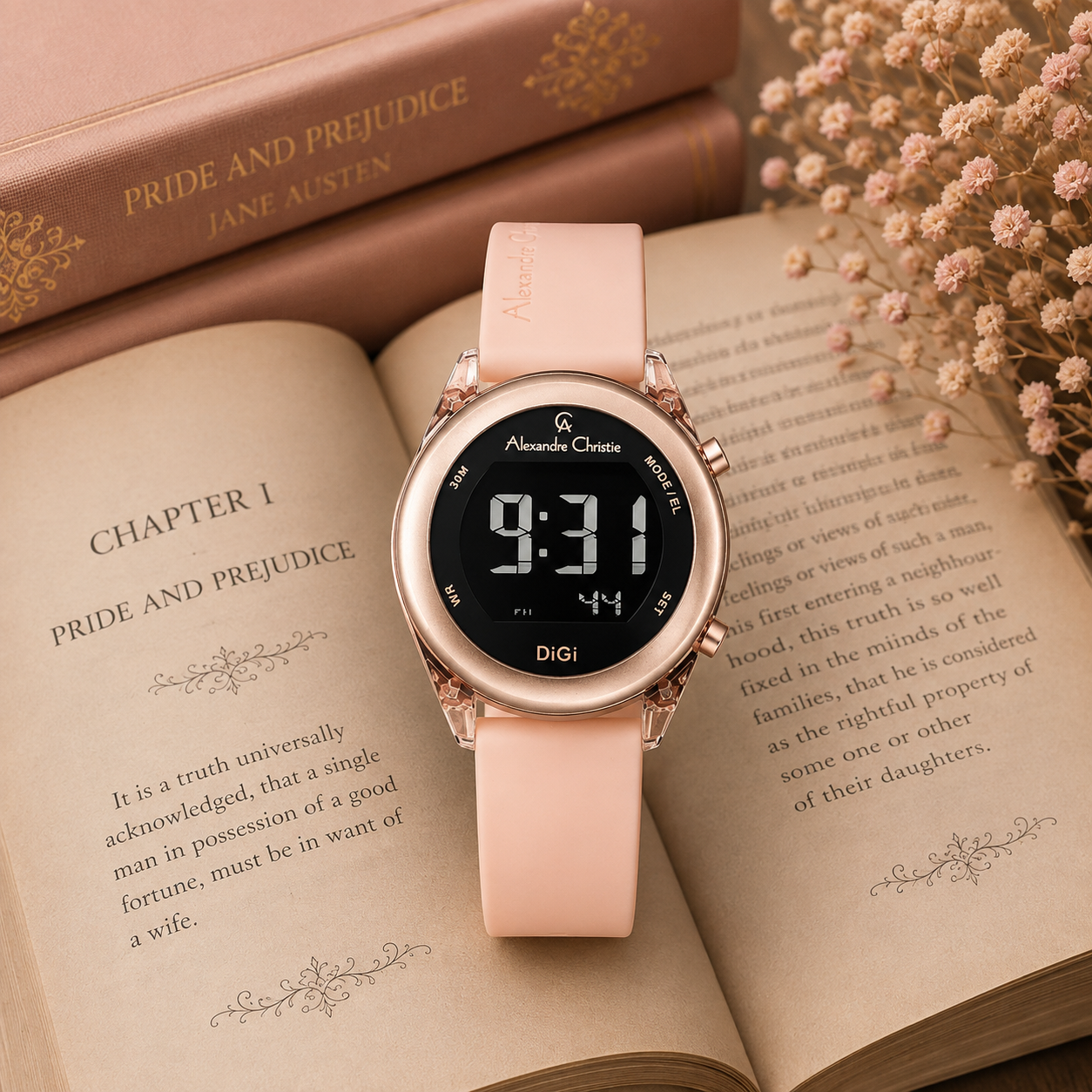 Alexandre Christie 9358 Karet Pink