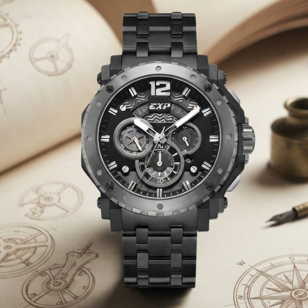 Expedition E 6402 B Grey Black Stainless Steel