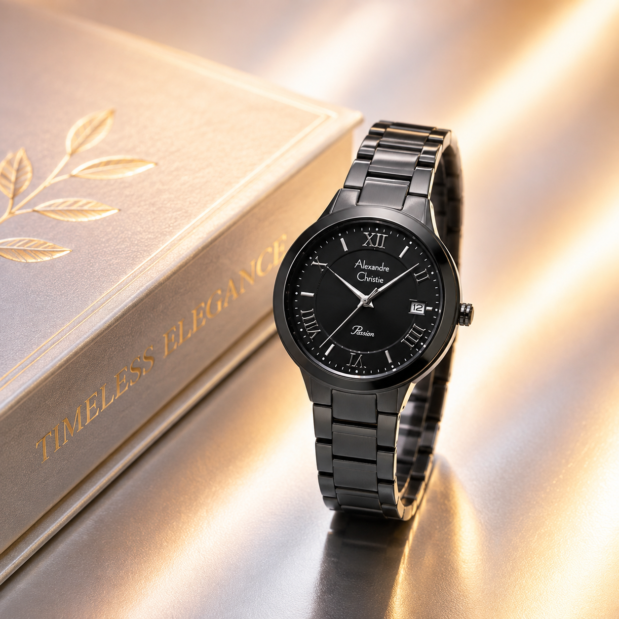 Alexandre Christie 2781 Rantai Full Hitam