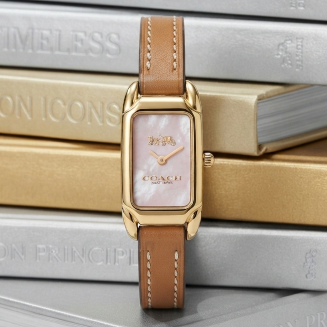 COACH CADIE 14504028 Brown Leather Strap