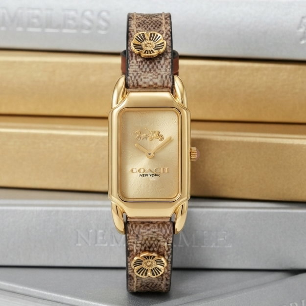 COACH CADIE 14504192 Brown Leather Strap