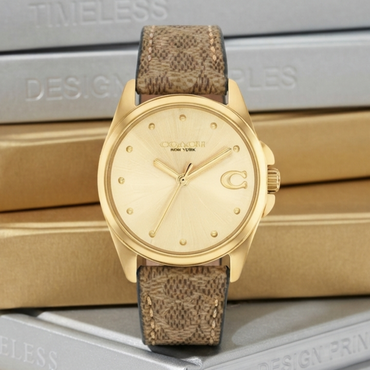 COACH GREYSON 14504111 Champagne Brown Strap