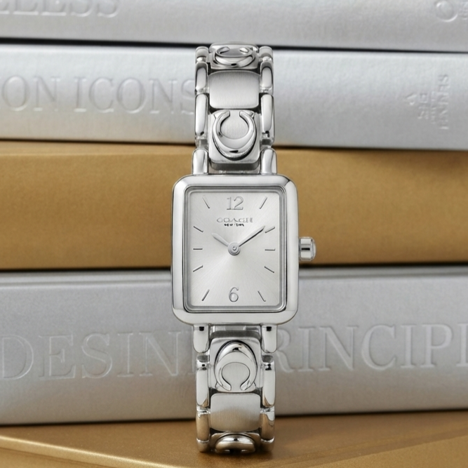 COACH MARA 14504671 Silver Stainlees Steel Strap