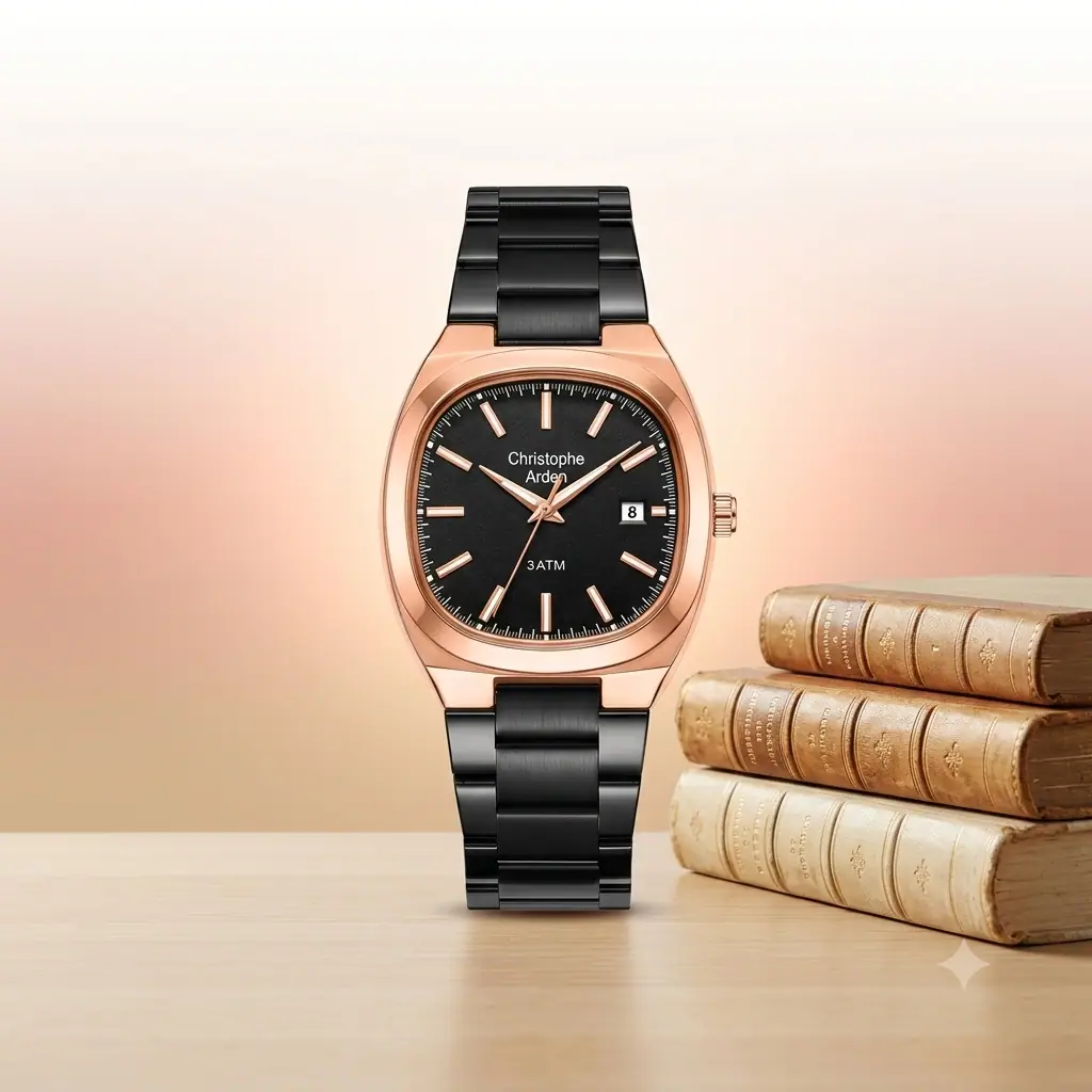 Christophe arden 1005md Hitam Rosegold 