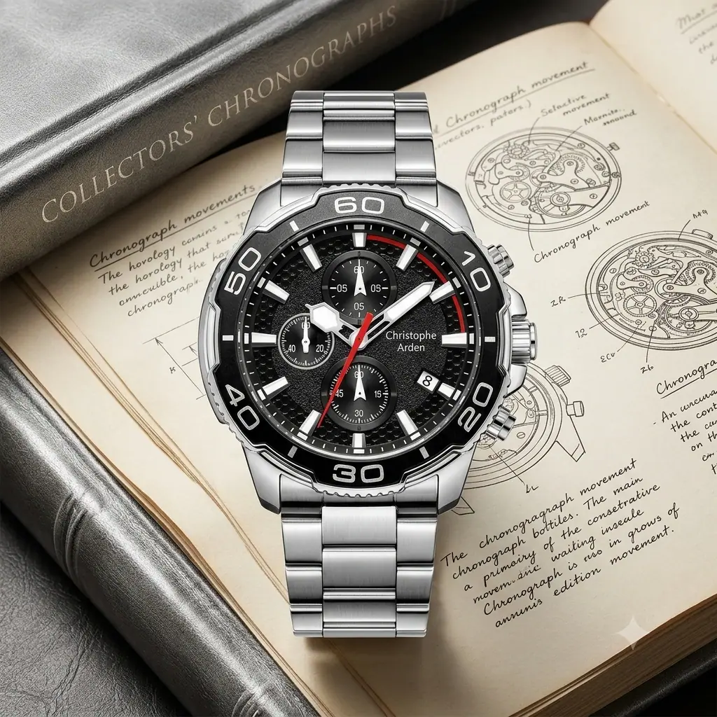 Christophe Arden 3005 MC silver dasar hitam