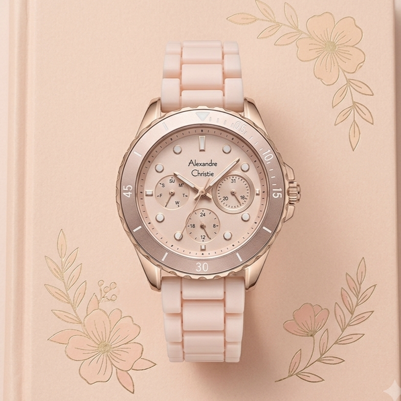 Alexandre Christie 2A01 Karet Pink Dasar Pink