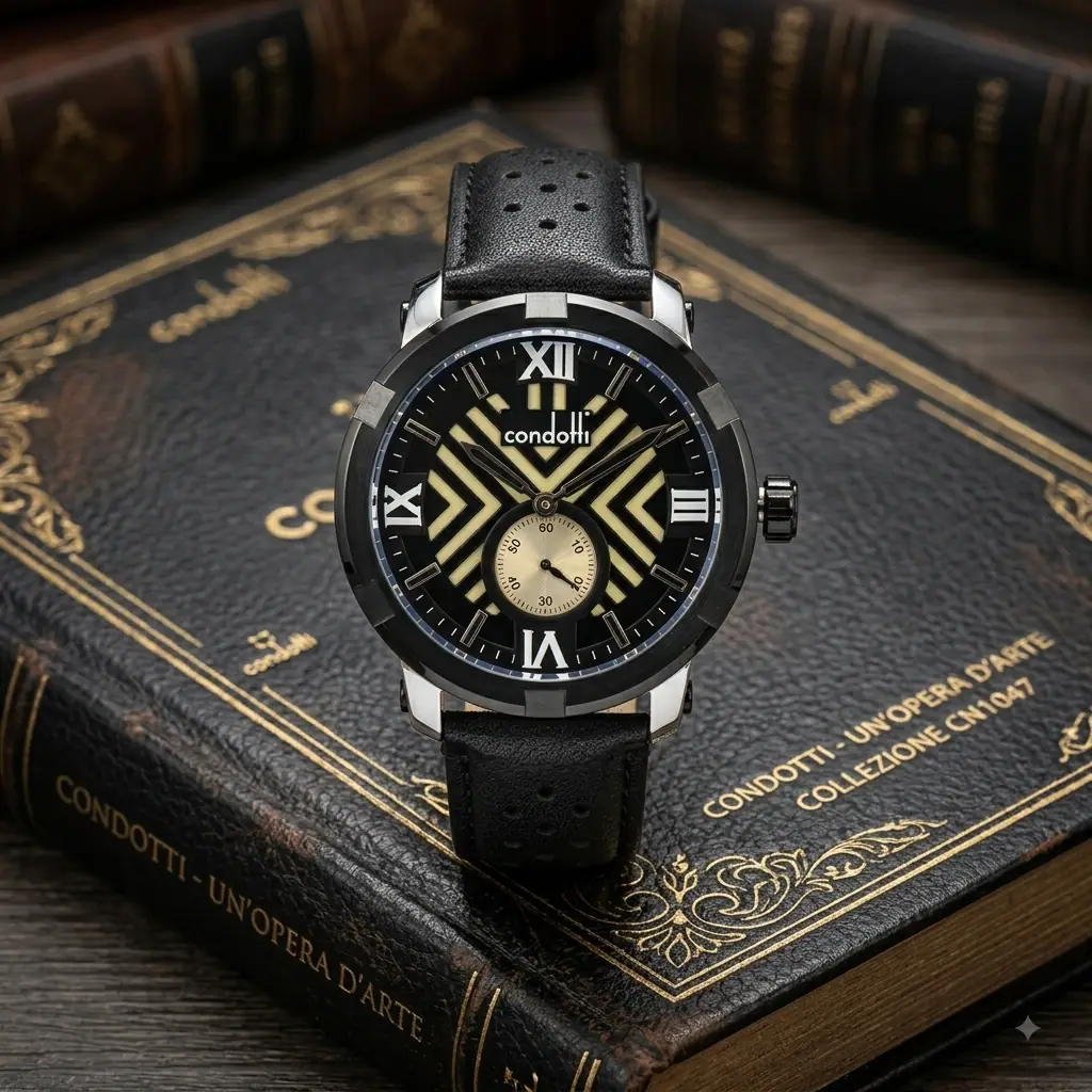 Condotti Prossimo cn1047-s03-l03 Kulit Full Hitam