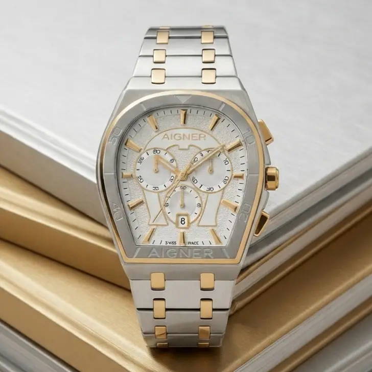 AIGNER Lugo ARWGI2100302 Men Silver Dial Silver Stainless Steel Strap