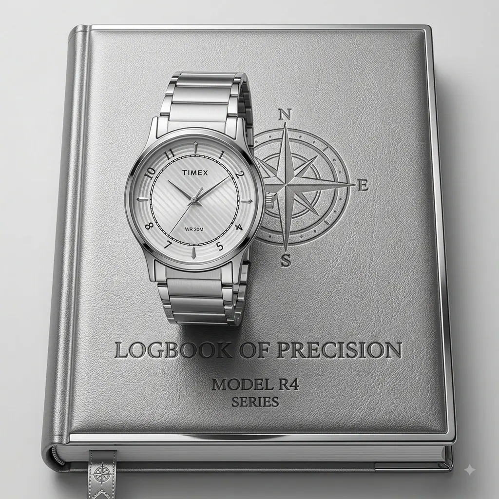 Timex TW000T135E Rantai Silver Kombinasi Gold Dasar Putih