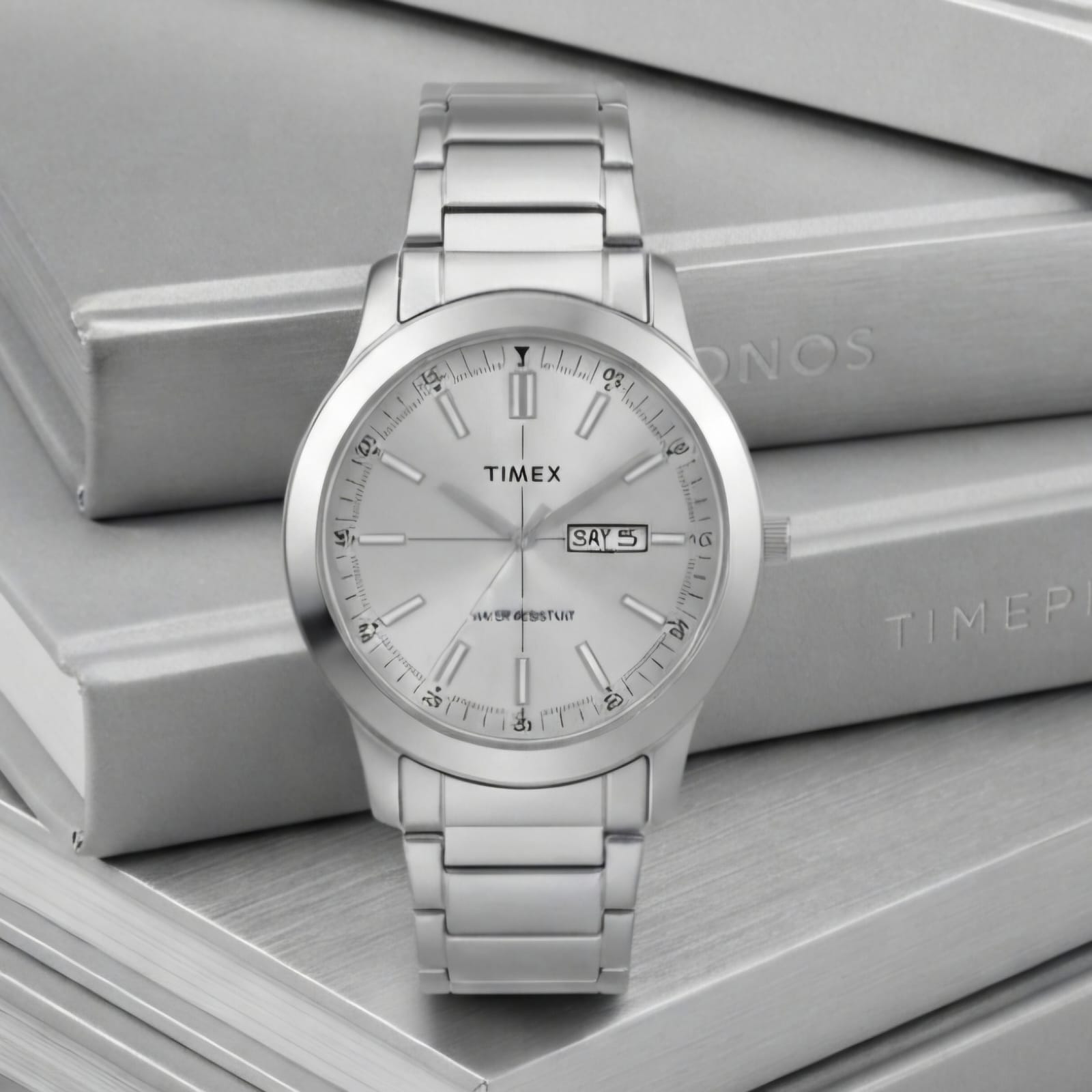 Timex TW2Y96000 Rantai Full Silver