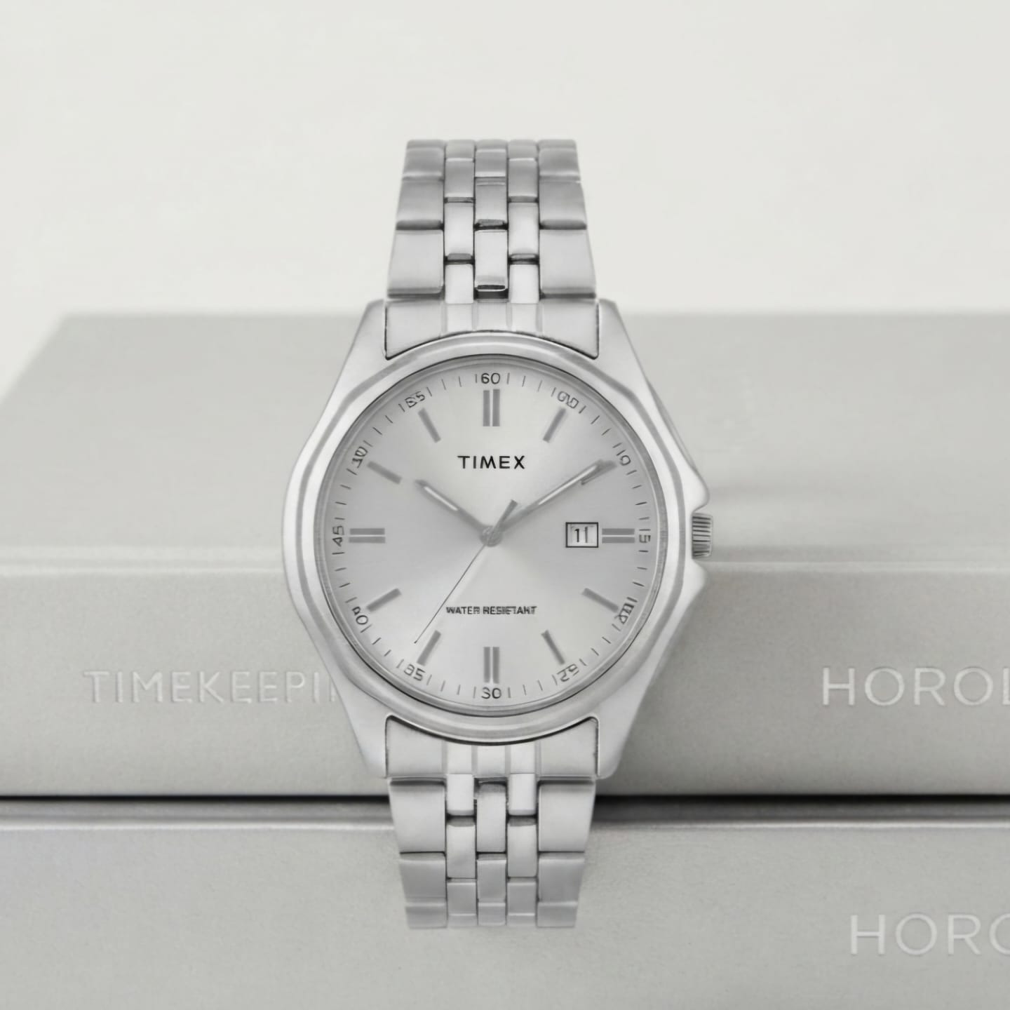 Timex TW2Y99800  Rantai Full Silver 
