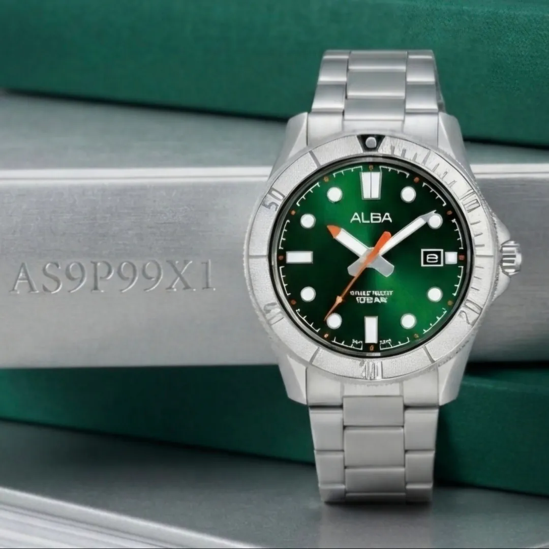 AS9P99X1 PRIA SILVER DIAL GREEN