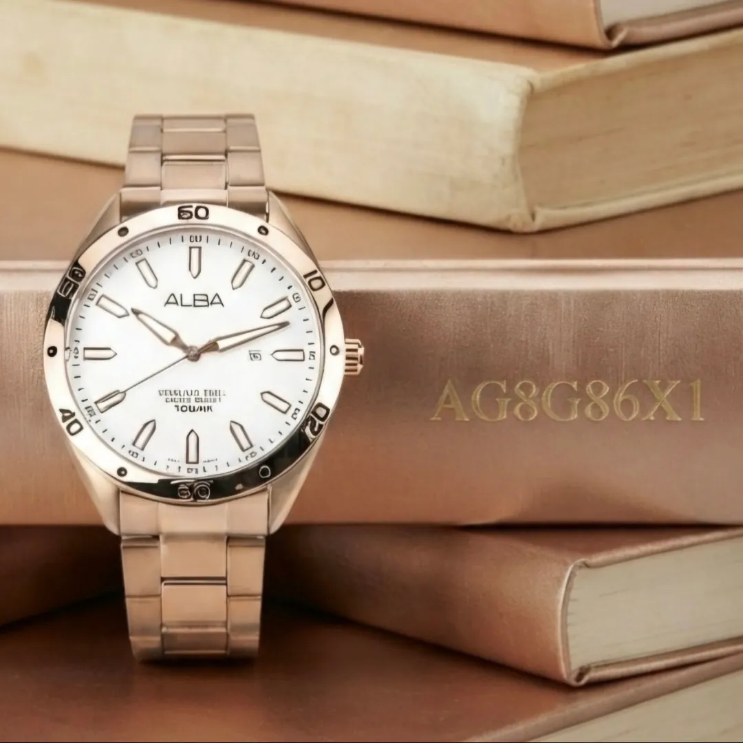 AG8G86X1 PRIA ROSEGOLD DIAL WHITE