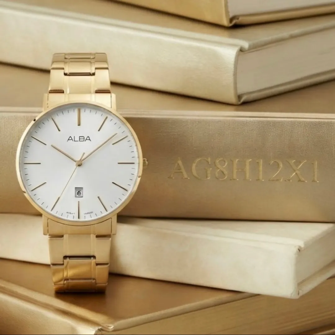 AG8H12X1 PRIA GOLD DIAL WHITE