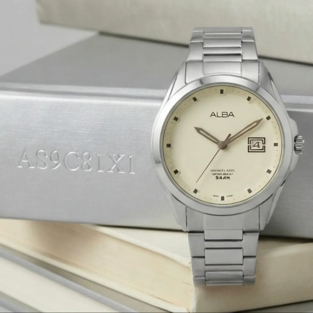 AS9C81X1 PRIA SILVER DIAL CREAM