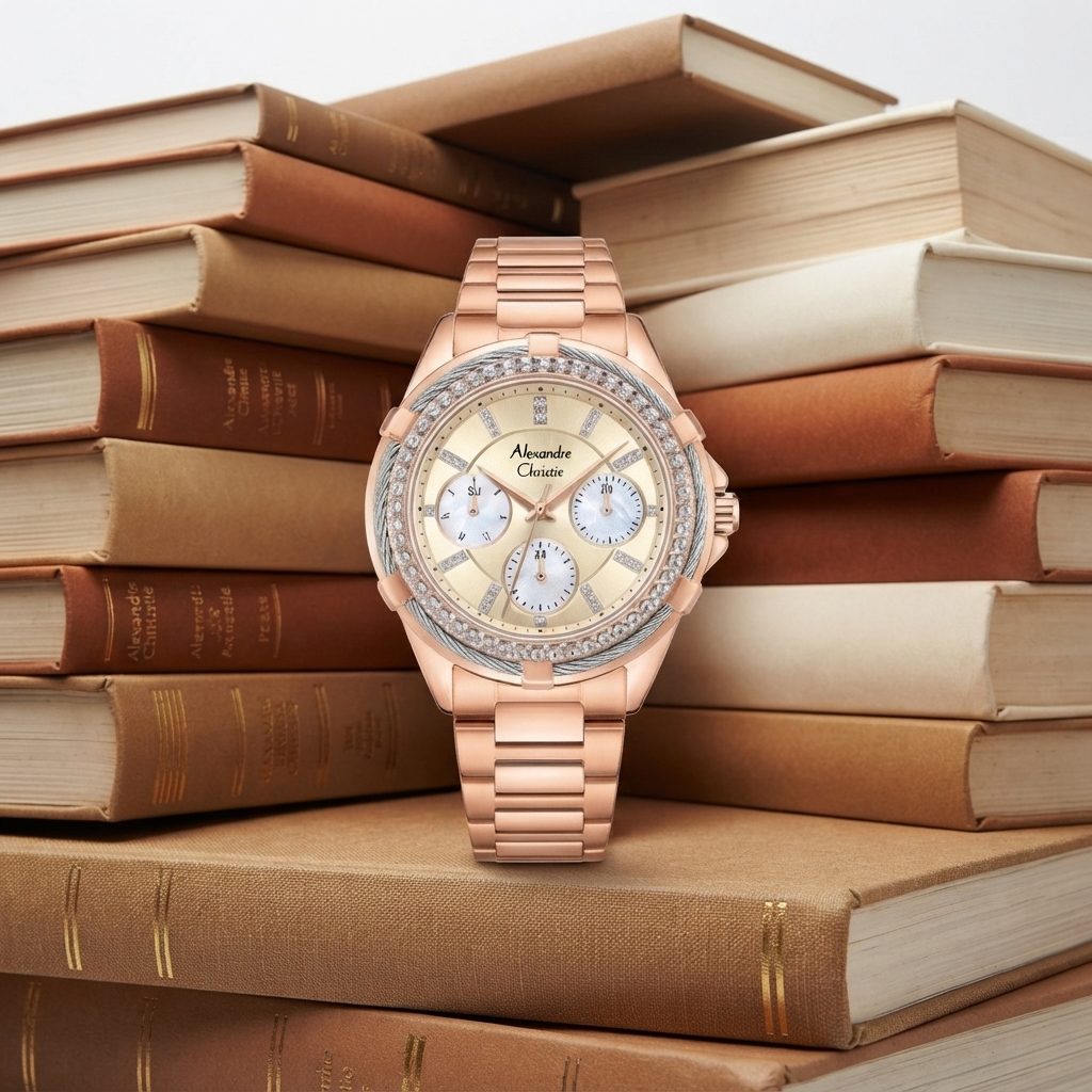 ALEXANDRE CHRISTIE 2B09 FULL ROSEGOLD