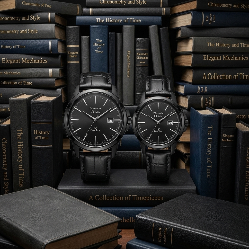 ALEXANDRE CHRISTIE 1008 KULIT FULL HITAM COUPLE